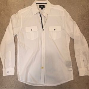 Rock & Republic White Button Down